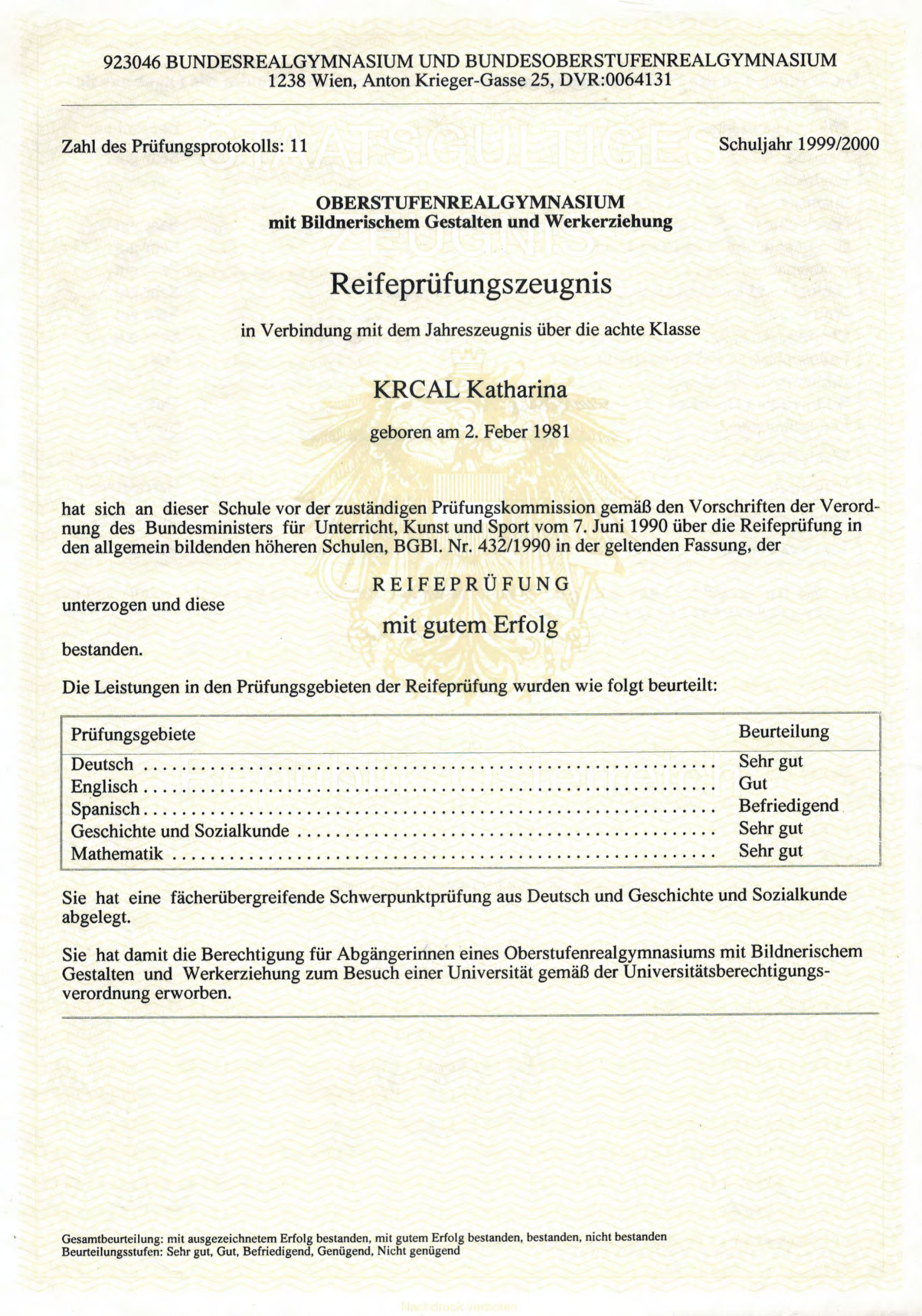 Maturazeugnis