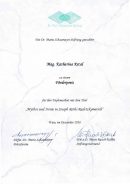 Urkunde Schaumeyer-Preis